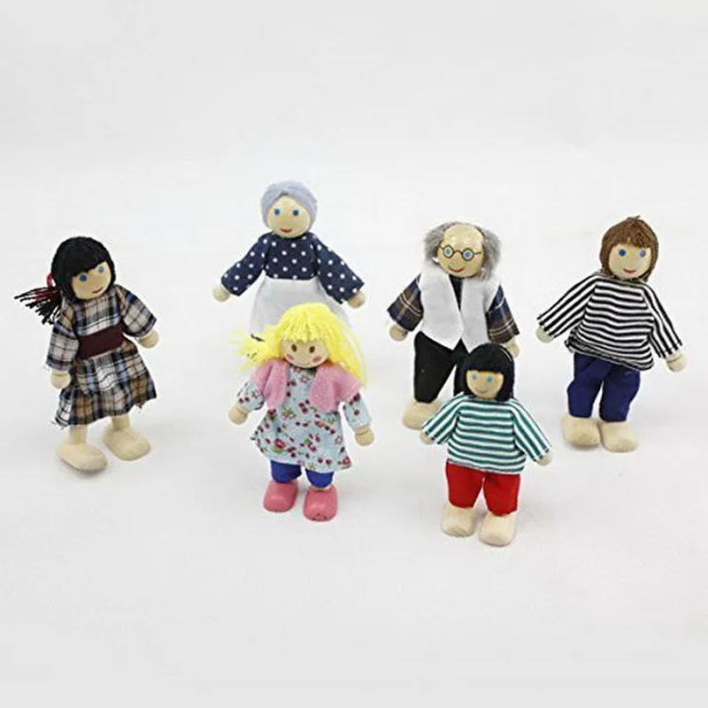 Wooden figures for dolls house Clearance