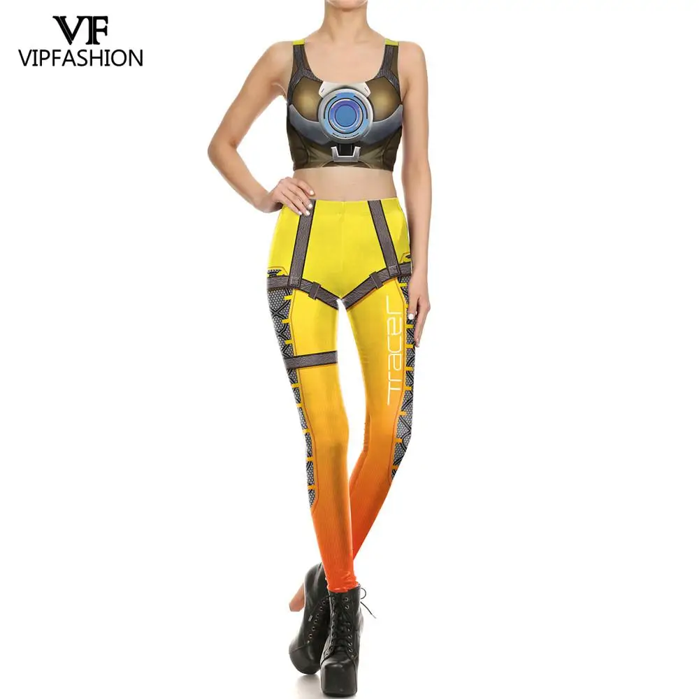 VIP Мода 2019 горячая Распродажа женские штаны для бега для дам 3D Печатный игровой узор дизайн сексуальные женщины косплей леггинсы