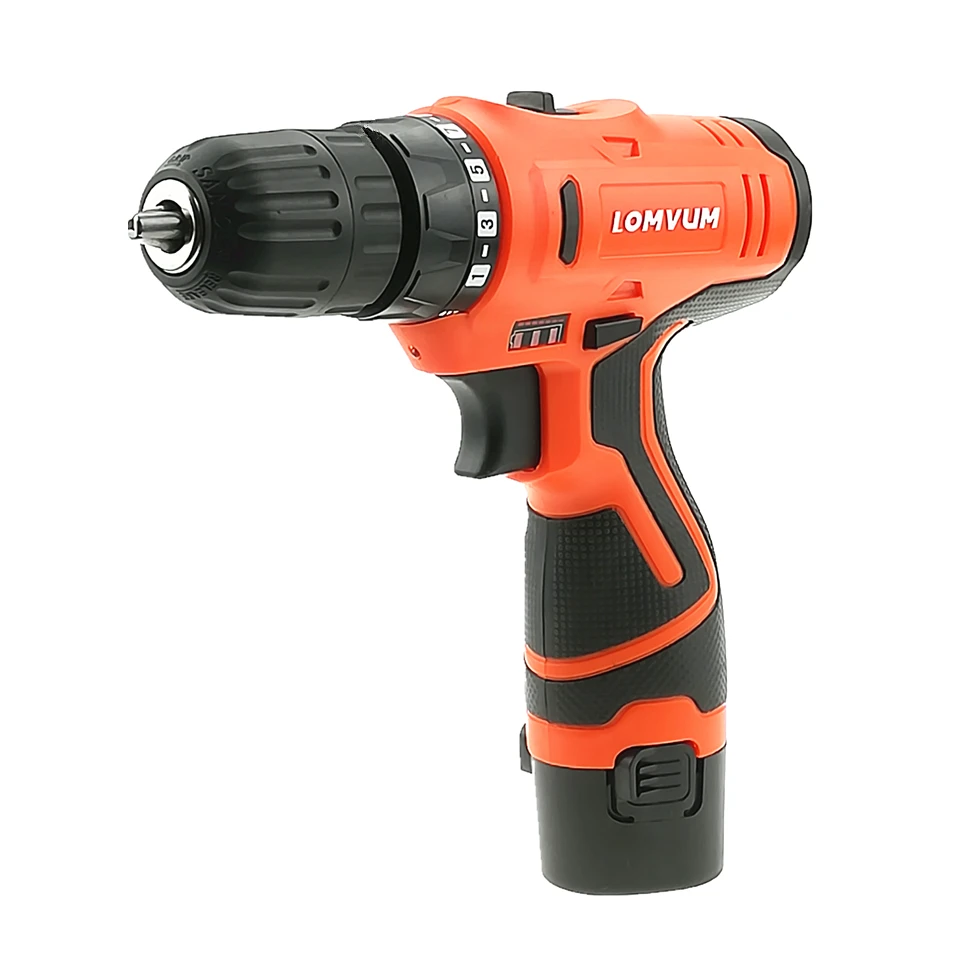 

12V Lithium Battery Rechargeable Electric Screwdriver Parafusadeira Furadeira Multi-function Cordless Electric Drill Power Tools