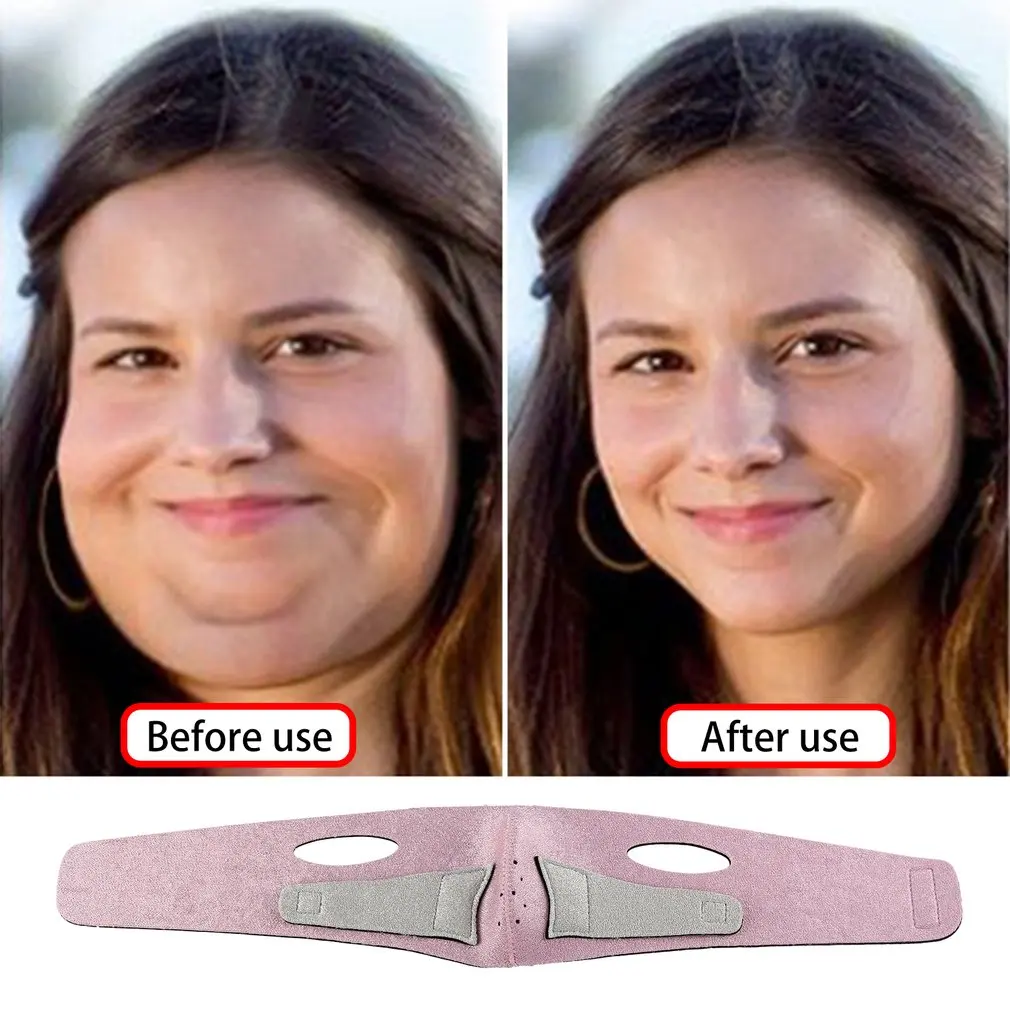 

New Anti Wrinkle V Line Half Face Cheek Lift Slimming Strap Chin Face Slim Mask Massage Belt Chin Cheek Slim Band Facial Beauty
