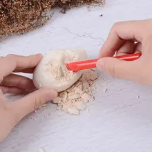 3 шт. (1 яйцо + 2 инструмента) DIY Динозавр копание окаменелостей