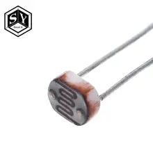 20 шт LDR фото светильник чувствительный резистор фотоэлектрический фоторезистор 5528 GL5528 5537 5506 5516 5539 5549 для Arduino