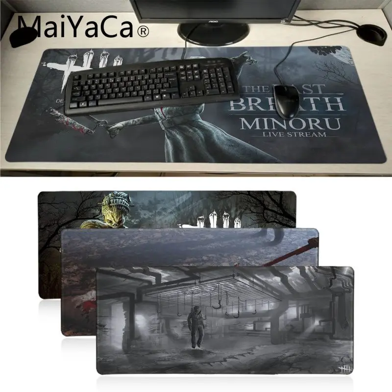 

Maiyaca dead by daylight game DIY Design Pattern Game mousepad Good quality Locking Edge Keyboard Mat Table Mat mouse pads anime