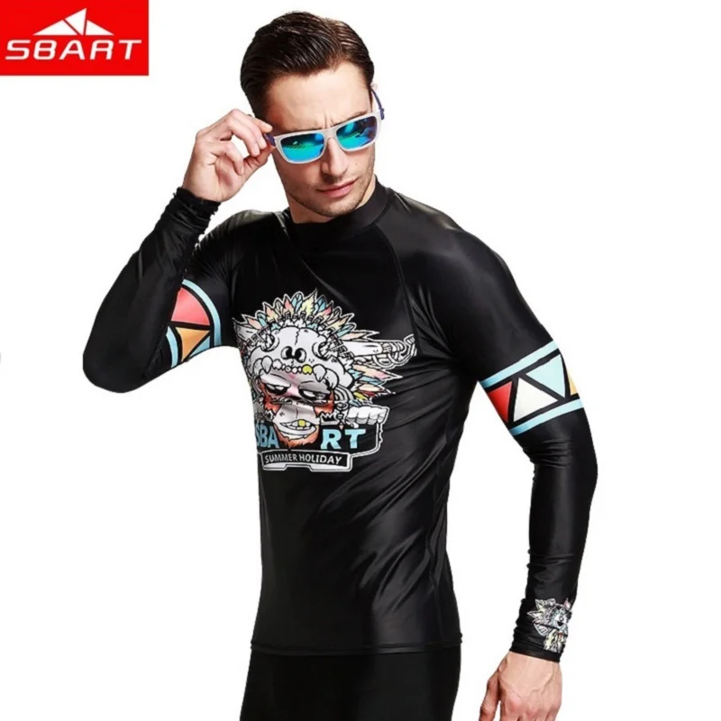 Sbart Rash Guard Men Rashguard Swimsuit For man Wind Surf Windsurfing