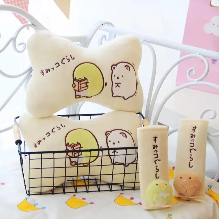 Мультяшная плюшевая игрушка San x Sumikko Gurashi уголок биологического автомобиля