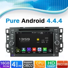 Pure Android 4.4.4 Car DVD Player GPS Navigation System for Chevrolet: OPTRA,SPARK,CAPATIVA,LOVA,EPICA,AVEO with Touchscreen