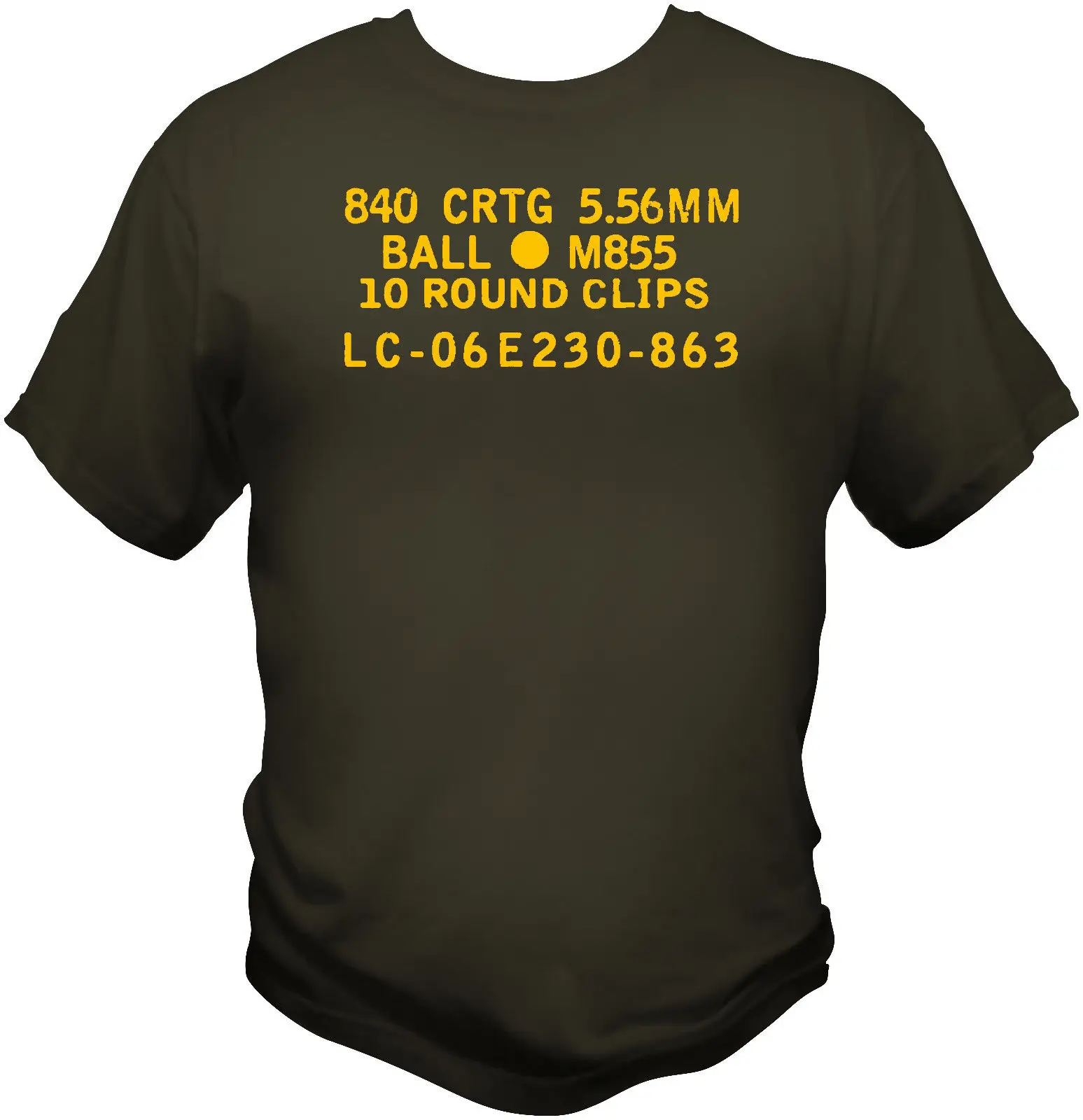 

5.56 Ammo Can T shirt M4 AR15 M16 Molon Labe Morale Patch DEVGRU Seals Sniper