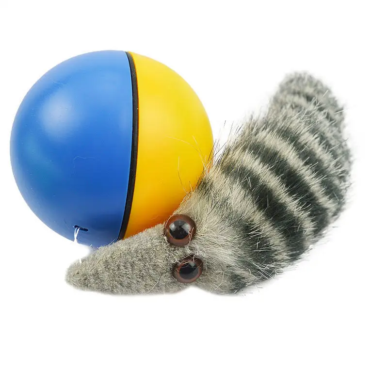 

Beaver Weasel Rolling Motor Ball Pet Popular New Dog Cat Weasel Motorized Funny Rolling Ball Pet Appears Jump Moving Alive Toy