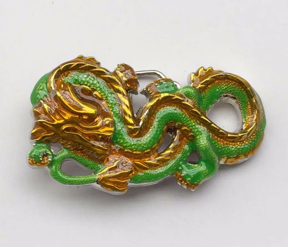 

Colorful Dragon belt buckle with pewter finish SW-BY734 suitable for 4cm wideth belt with continous stock