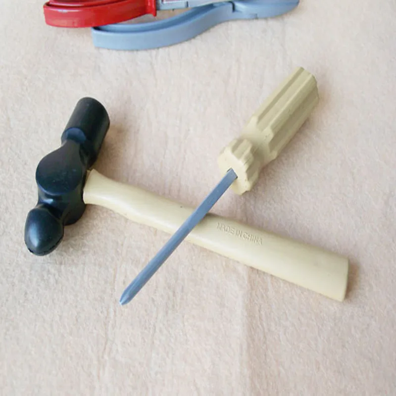 6 шт./компл. мальчики игрушка Строительные Инструменты Молоток Столярный Popsocket ролевые игры для детей развивающий набор подарки