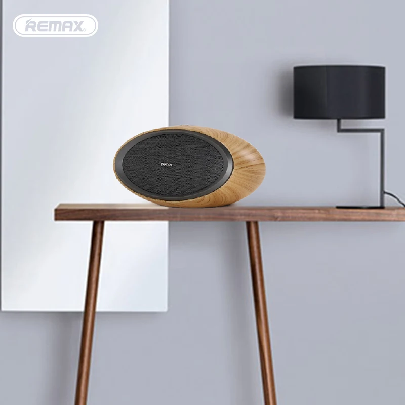 REMAX rb h7 Bluetooth 4 2 NFC динамик сабвуфер Вибрация трека 3D деревянная крышка настольная