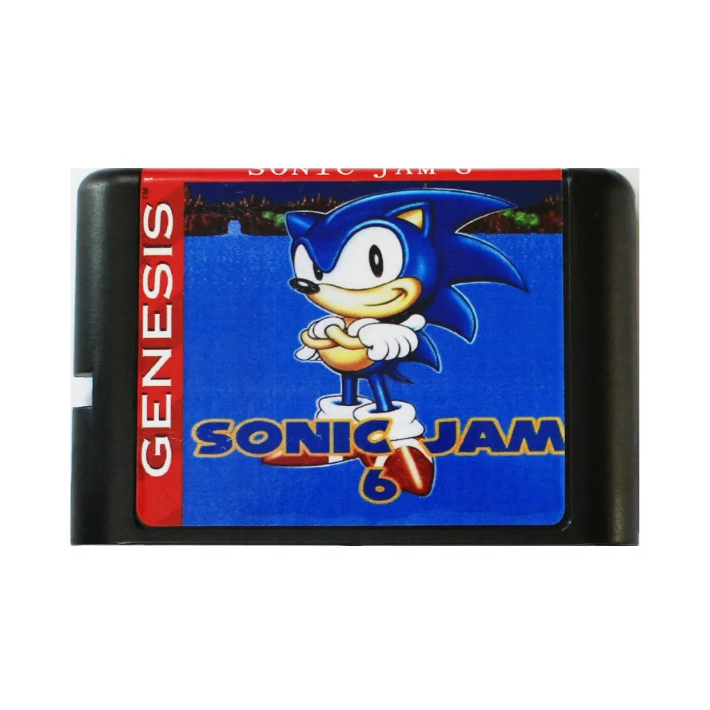 Игровая карта Sonic 6 Jam 16 bit MD для Sega Mega Drive SEGA Genesis|Картриджи| |