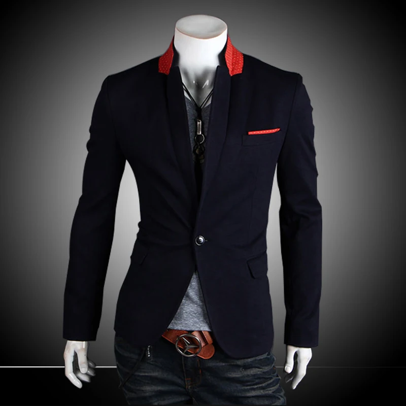 2015 new men blazers black Corduroy full notched men blazers men's suit