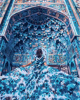 

Frameless painting by numbers paint by numbers for home decor PBN for living room 4050cm to church