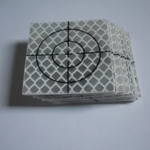 100 шт. лист отражателя 20x20 мм светоотражающая лента щит для Leica/topcon/sokkia/nikon тахеометра высокого качества