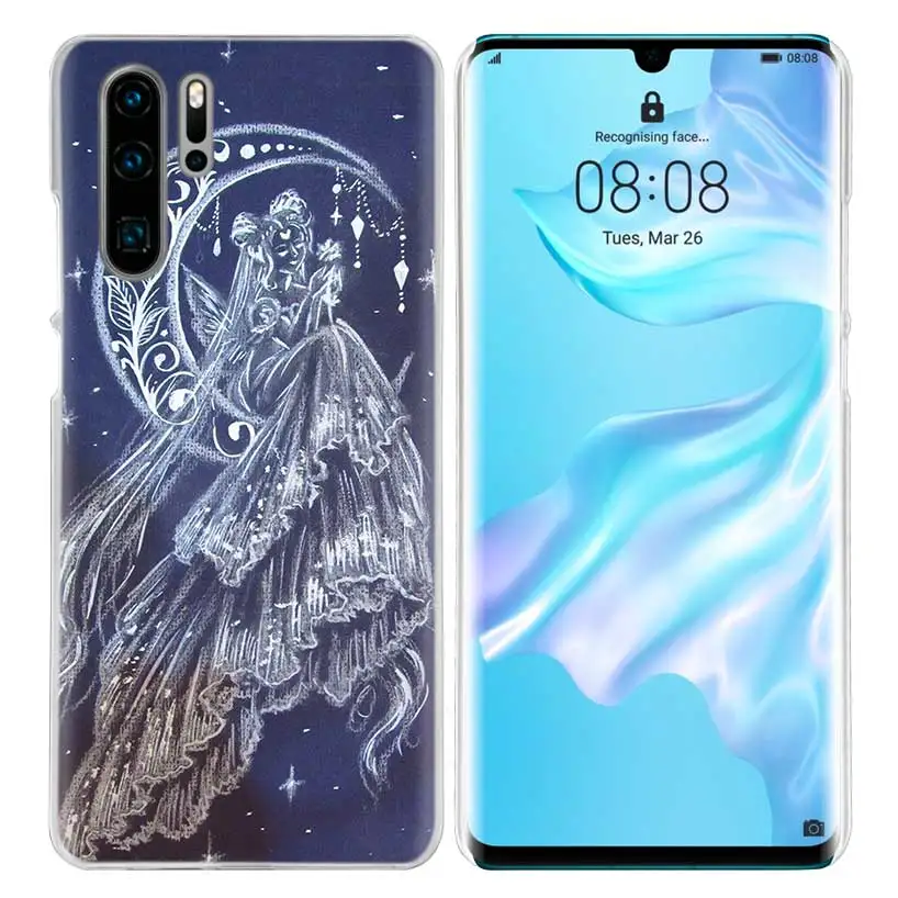 Чехол Sailor Moon Kawai для huawei P20 P30 P Smart Nova 4 3i P10 P9 P8 mate 10 20 lite Pro Mini, жесткий чехол для телефона из ПК, Новинка - Цвет: 04