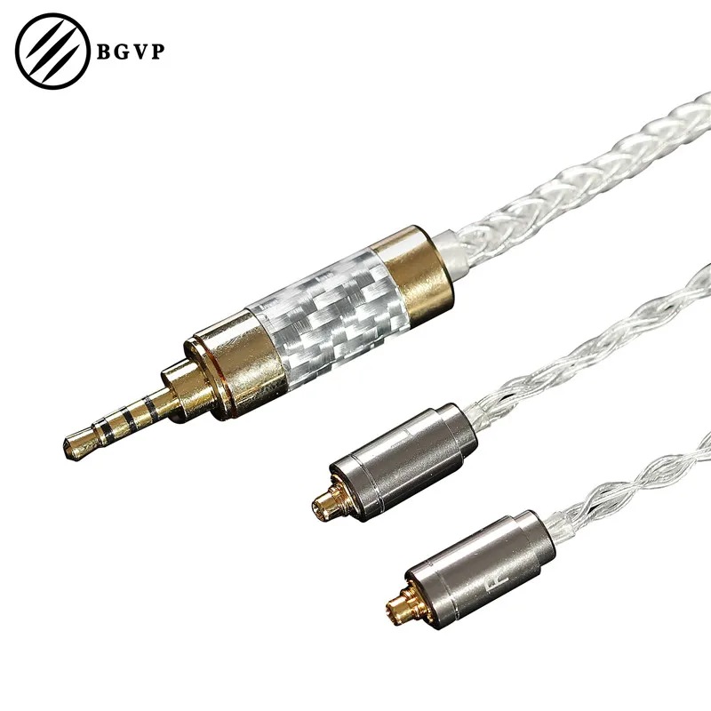 

BGVP MMCX 2.5mm Audiophile Earphone Cable 5N Silver OCC 8 Strands Balancing Audio Cable for SE315 425 UE900 FX1100 535