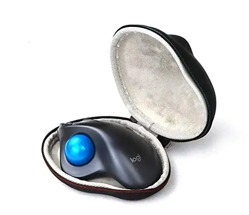 

Travelling Case for Logitech MX Ergo Advanced Wireless Trackball Mouse - Portable Carrying Case Protect Pouch Cover Storage Bag