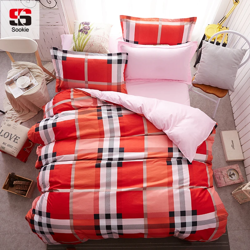 Sookie Home Textile Bedding Set 4pcs King Size Geometric ...