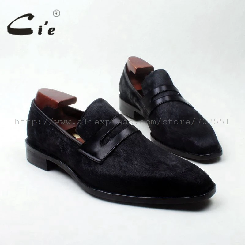 slip on cuir homme