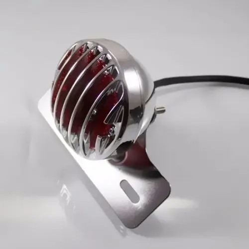 

Chrome Tail Brake Running License Light Plate Holder For Honda Ktm Yamaha Suzuki Ducati Harley Kawasaki Chopper Custom Scooter