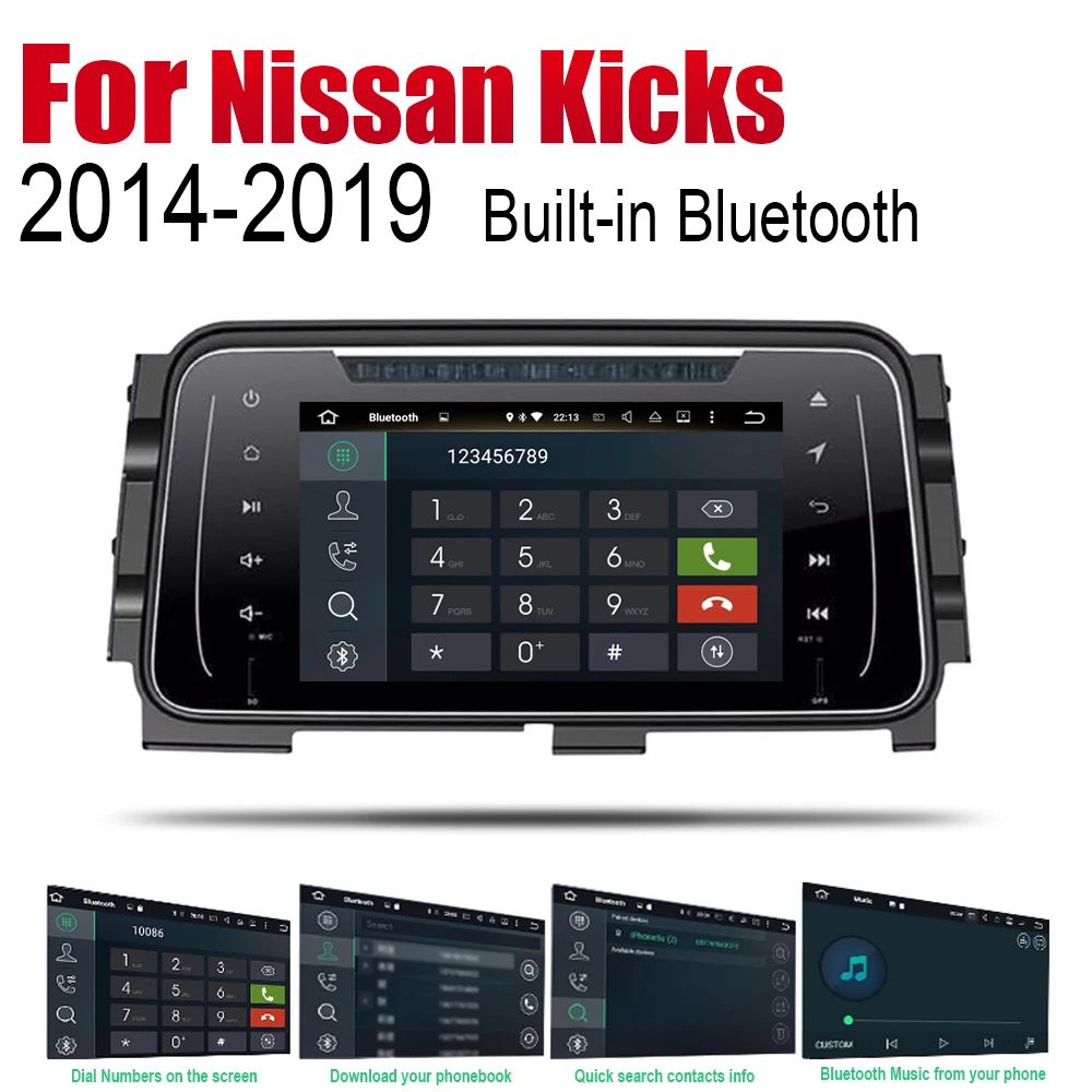 Excellent Android Car DVD GPS Navi for Nissan Kicks 2014~2019 player Navigation WiFi Bluetooth Mulitmedia system audio stereo EQ 5 Excellent Android Car DVD GPS Navi for Nissan Kicks 2014~2019 player Navigation WiFi Bluetooth Mulitmedia system audio stereo EQ 5