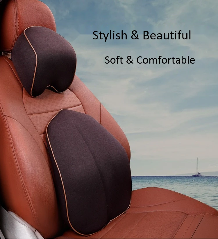 3D подушка для шеи с эффектом памяти, автомобильный подголовник, подушка для путешествий, держатель для шеи, чехол для сиденья для suzuki buick toyota Nissan