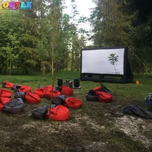 5,4x4,2x2,8 м гигантский надувной киноэкран надувной Проекционный фильм экран надувная пленка экран