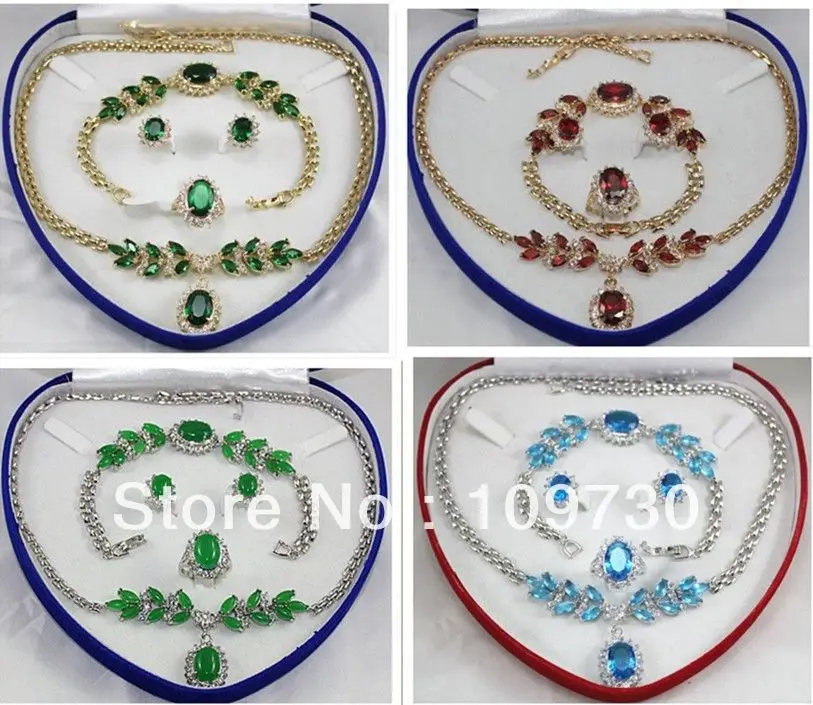 

Hot sale@> Jewelry 00516 Jade Tiger eye Wedding Bridal Rings Earrings Bracelets Necklaces Sets can choose Natural jewelry