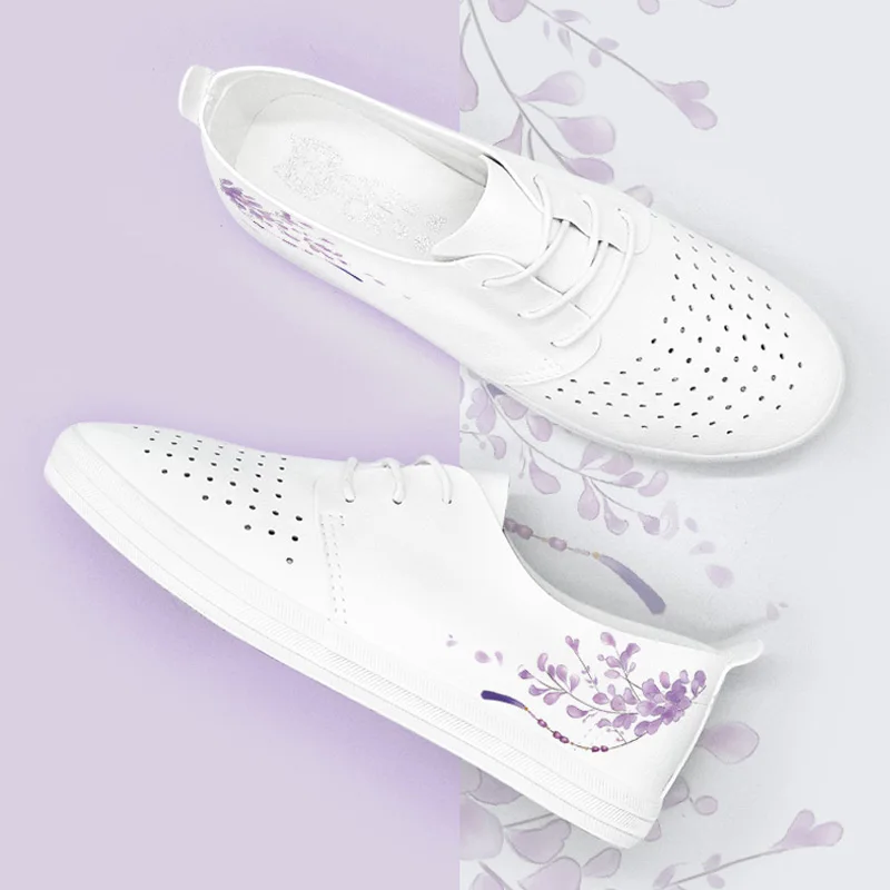 

2019 Summer easy and simple breathable 1cm flat white mesh shoes vulcanized shoes women mesh sneakers