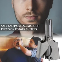 Full Body Washing Vibrissa Trimming Device Manual Mechanical Nose Hair Trimmer Easy Shaving and Hair Removal Product