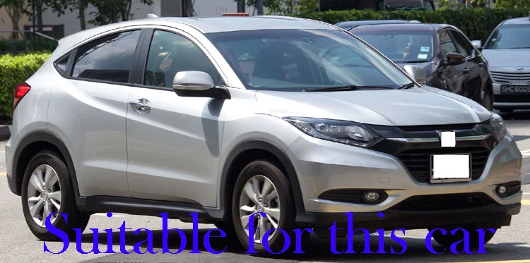 Для Honda Vezel 2013- алюминиевый+ брезентовый задний Чехол для багажника, защитный экран, тенты, аксессуары