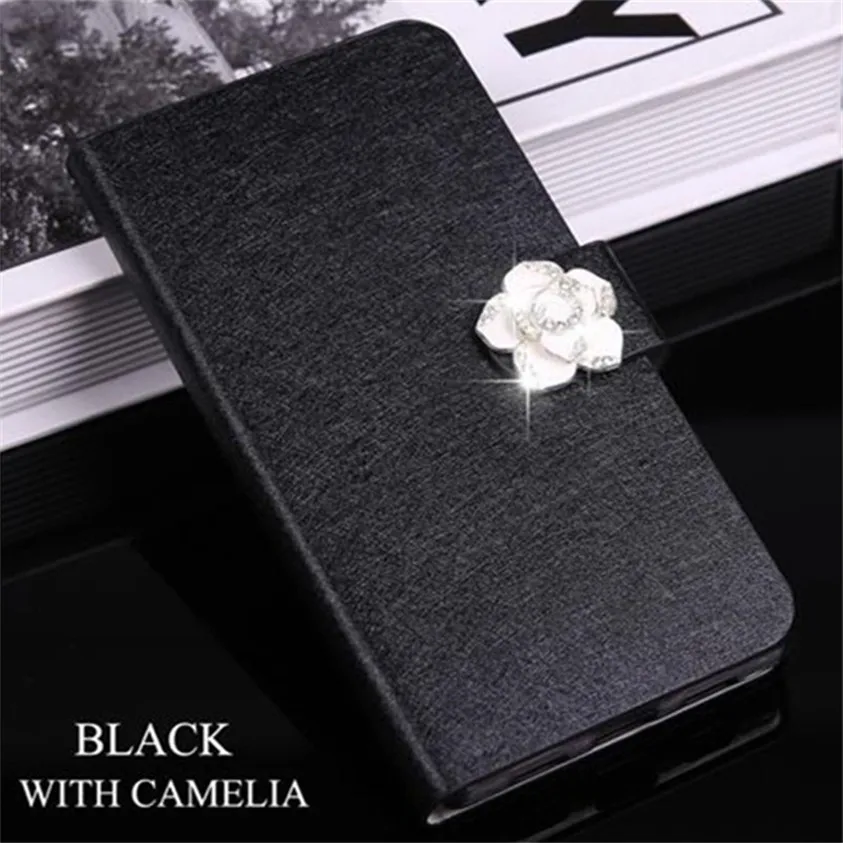 For LG Optimus L9 II L9II D605 Case luxury fashion silk case Stand Magnetic flip Wallet Card High quality |