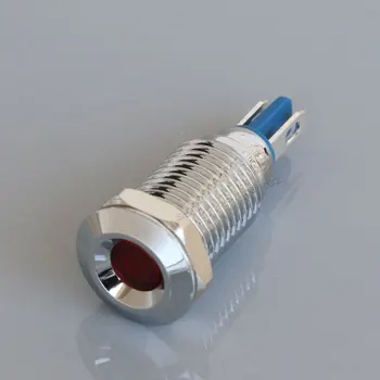 

10mm indicator light LED signal lamp high quality metal 12V 24V 220V red yellow green white colorful S10-D light 2 pin
