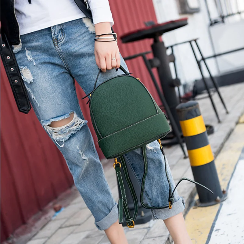 

LUODUN Women Small backpack female shoulder bag Korean wave simple bag Ladies Back Pack High Quality Teenage Girl Mini Backpack