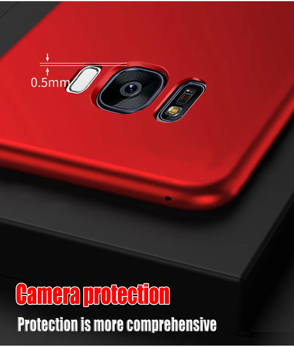 Luxury 360 Full Body Cover Case For Samsung Galaxy S8 S8 Plus Cases Ultra Thin Protection For S7 S7 Edge S6 S6 Edge Note 8 Case7