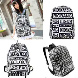 Mainlead K-POP экзо Bigbang элегантный дизайн школьный мешок GD G-dragon PU Рюкзак бывший в состоянии