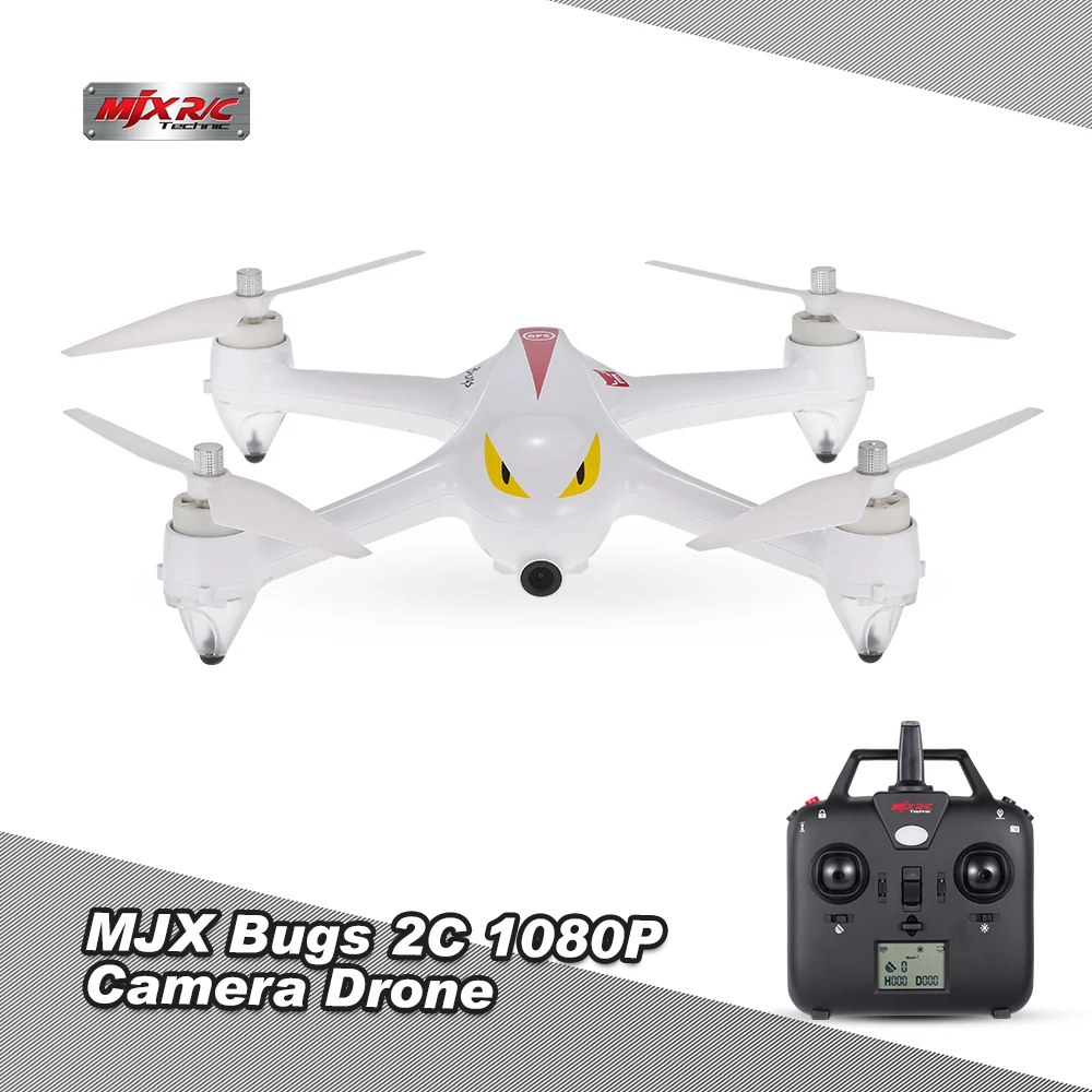 MJX Bugs 2C GPS RC Drone with Camera 1080P HD 2.4G 4CH 6-Axis Gyro Brushless Quadcopter Selfie Drone Quad Height Hold (1)