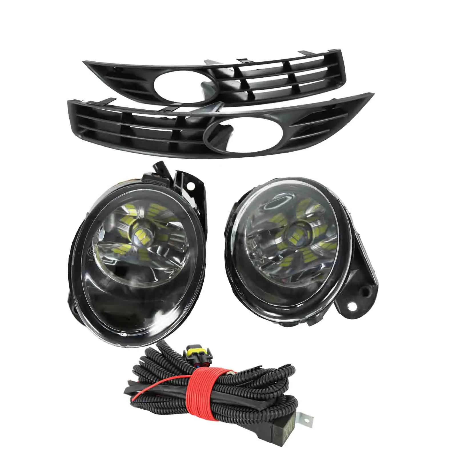 

New LED Car Light For VW Passat B6 3C 2006 2007 2008 2009 2010 2011 LED Fog Light Fog Lamp Fog Light Cover Harness Assembly