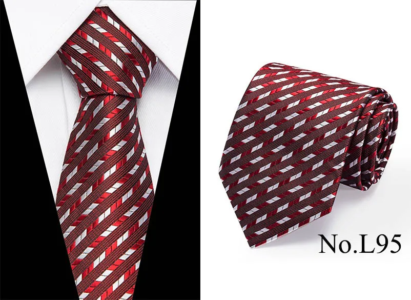 49 цветов Классический 7,5 см галстук для мужчин шелковый галстук роскошные полосатые тонкие галстуки для мужчин костюм галстук для свадебной вечеринки