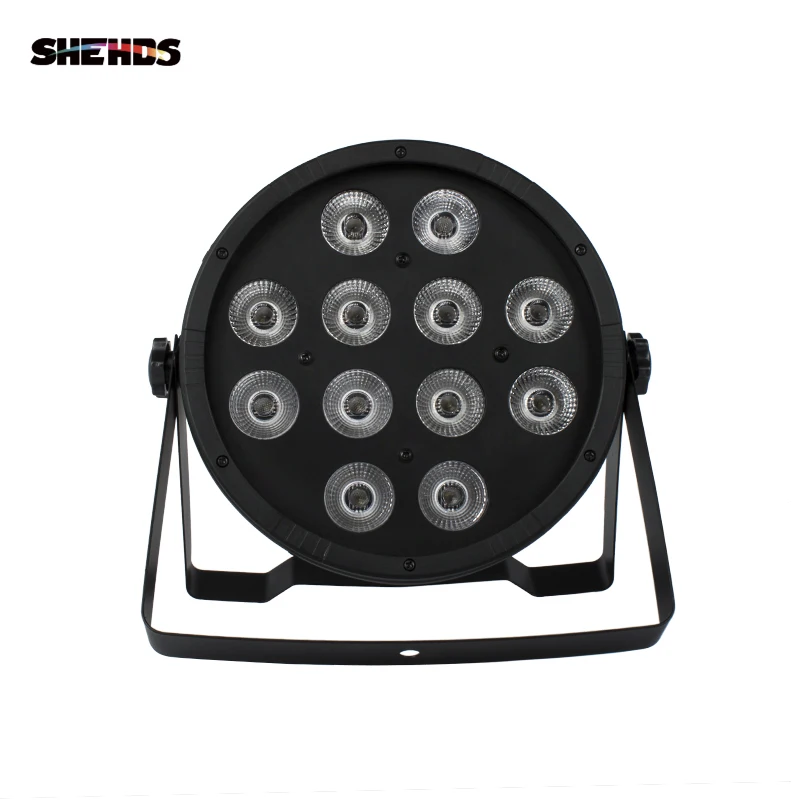 Быстрая доставка светодиодный плоский светильник Par 12x12W RGBW 4 в 1 DMX512 сценический