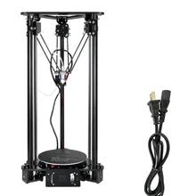 LCD Color Screen 3D Printer with 1 5W Laser Auto Change Material Intelligent Leveling Triangle Delta