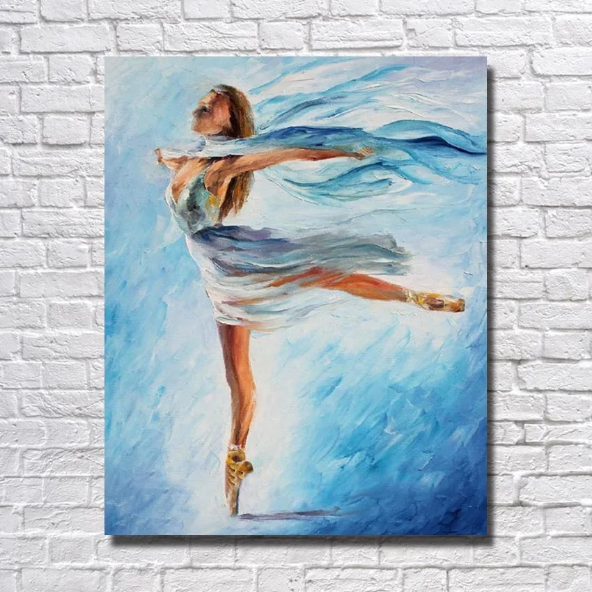 Modern Pretty Girl Oil Painting Living Room Wall Picture Large Canvas Paintings Hand painted Picture Oil No framed