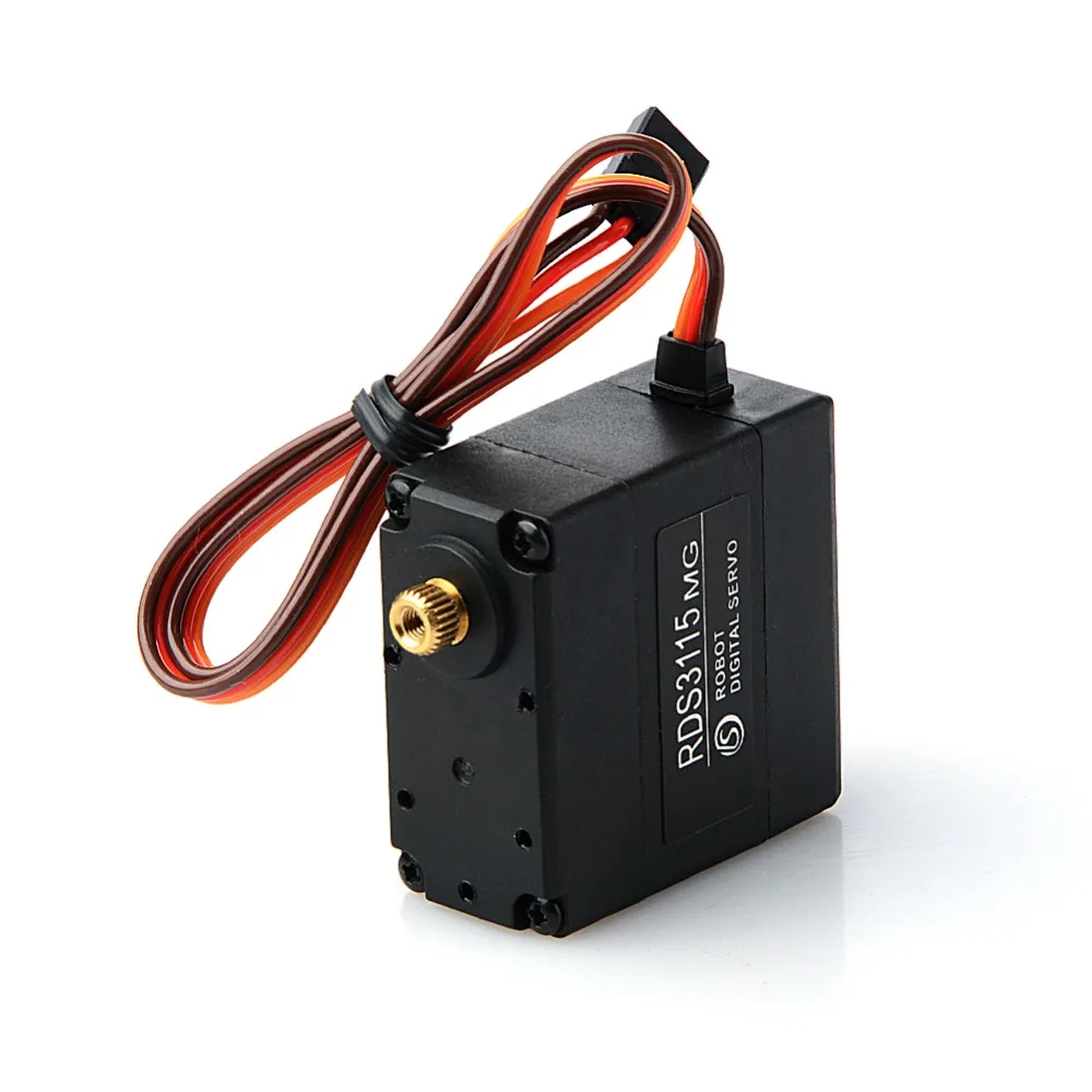 

15MG 17KG Digital Metal Gear Servo Dual Shaft 180 270 degree Angle for RC Robot