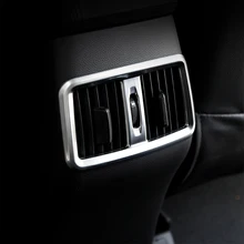 Car Styling For Hyundai Creta IX25 2015 2016 2017 ABS Matte Interior Armrest Rear Seat Outlet Cover Trim Sticker 1Pcs Decoration