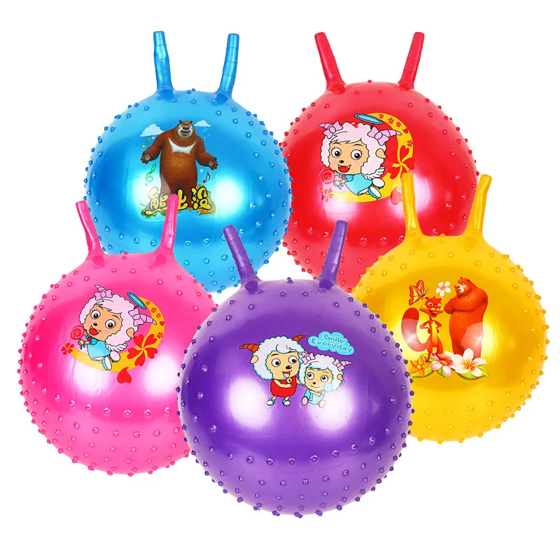 45cm Inflatable Horn Ball Sports Horn Ball Kids Claw Toy Balls Children