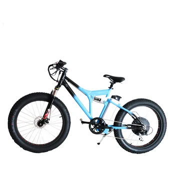

48V 500W Powerful Electric Bike 48V10A Lithium Battery Brushless Rear Hub Motor 26"x 4.0 Electric Fatbike Electric Bicycle
