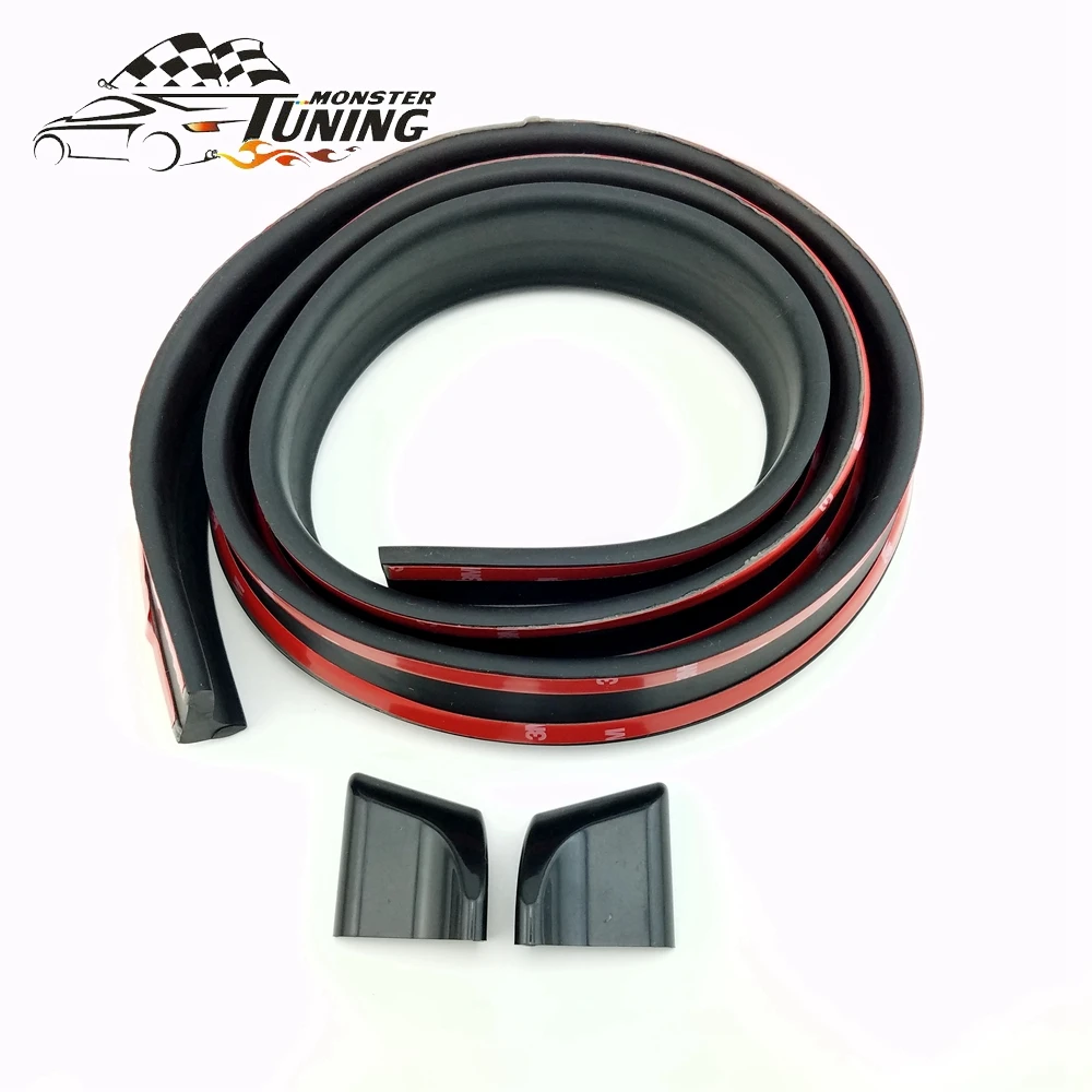 

Tuning Monster Universal New Black 1.5m Length Car Rear Roof Trunk Spoiler Wing Lip Sticker Kit