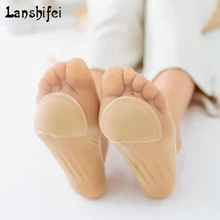 Новинка; прозрачные короткие эластичные сетчатые носки; Женские Летние низкие невидимые носки-башмачки; женские мягкие нескользящие носки из силикона