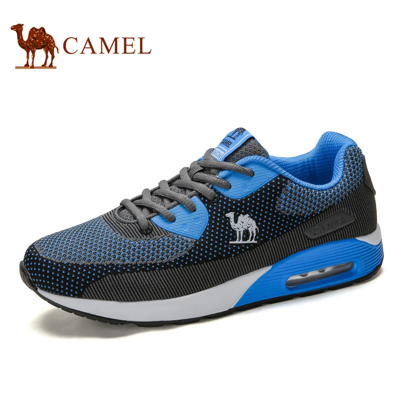 

CAMEL Running Shoes For Men Lace-up Breathable Mesh Cushioning Outdoor Sports Walking Jogging Athletic Casual Training Sneakers